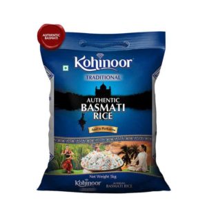 Kohinoor Traditional Authentic Aged Basmati Rice : 5 kg