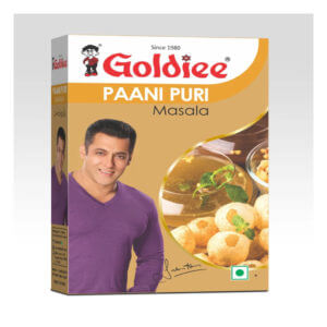 Pani Puri Masala (Goldiee Masala) : 100 grm x 3 (300 grm)