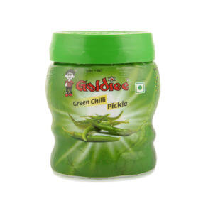 Green Chilly Pickle (Goldiee Masala ) : 500 grm