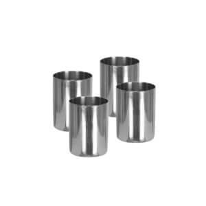 Stainless Steel Glass Set Of 4 300 ml