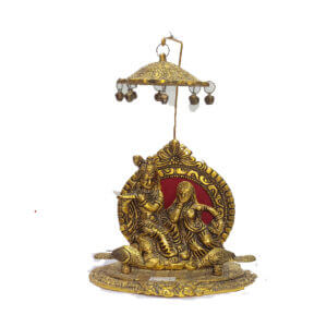 Radha Krishna Idol copper material